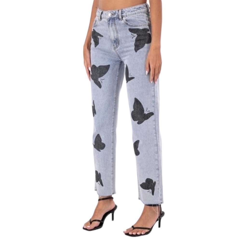 Adika butterfly jeans. Size medium new with tags